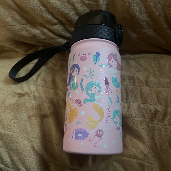 Sweat Mermaids🧜‍♀️14OzKids👧🏻Insulated Stainless Steel Water💦Bottle wStrawLid - Picture 3 of 10